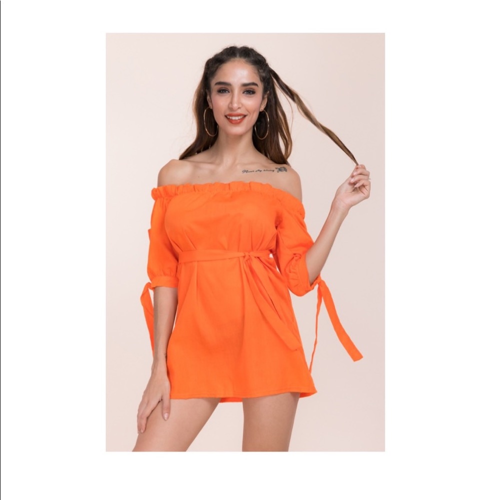 Ruffle Strapless Dress